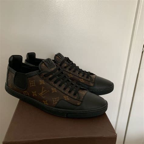 louis vuitton low tops|Louis Vuitton monogram sneaker.